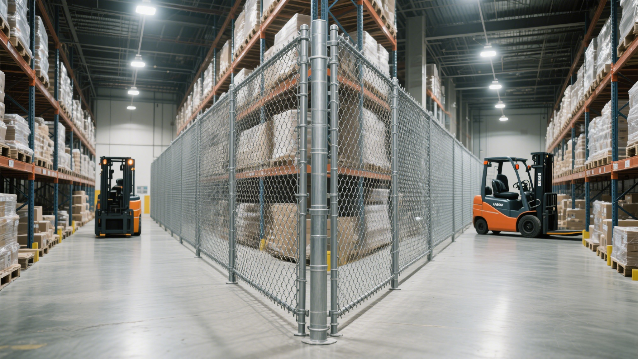 Wire Mesh Fencing in Industrial Warehousing Industry
