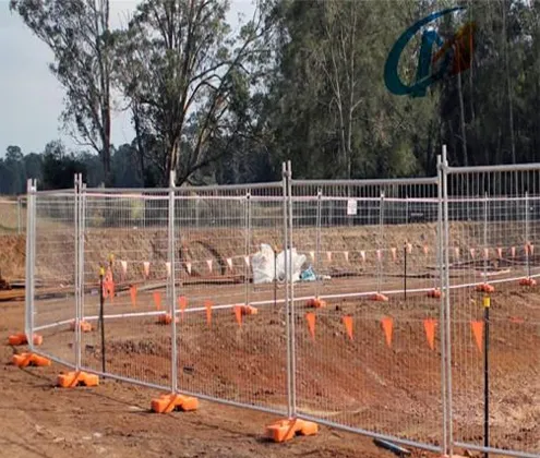 australian temporary fence construction site
