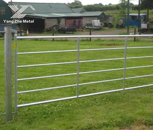 single leaf livestock gate galvanized