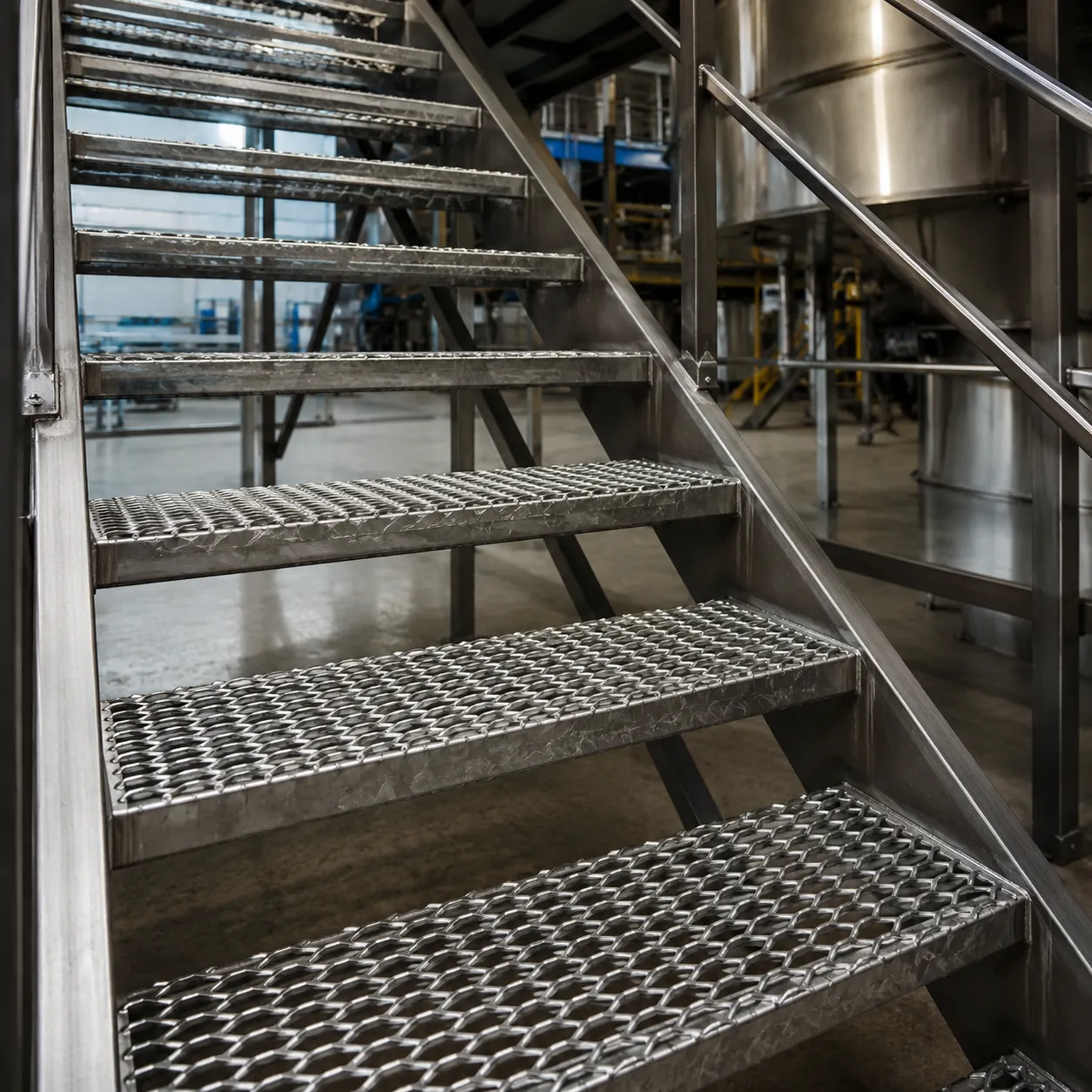Expanded Metal Stair Tread Specifications: Thickness, Strand Width, SWD/LWD and Load Considerations